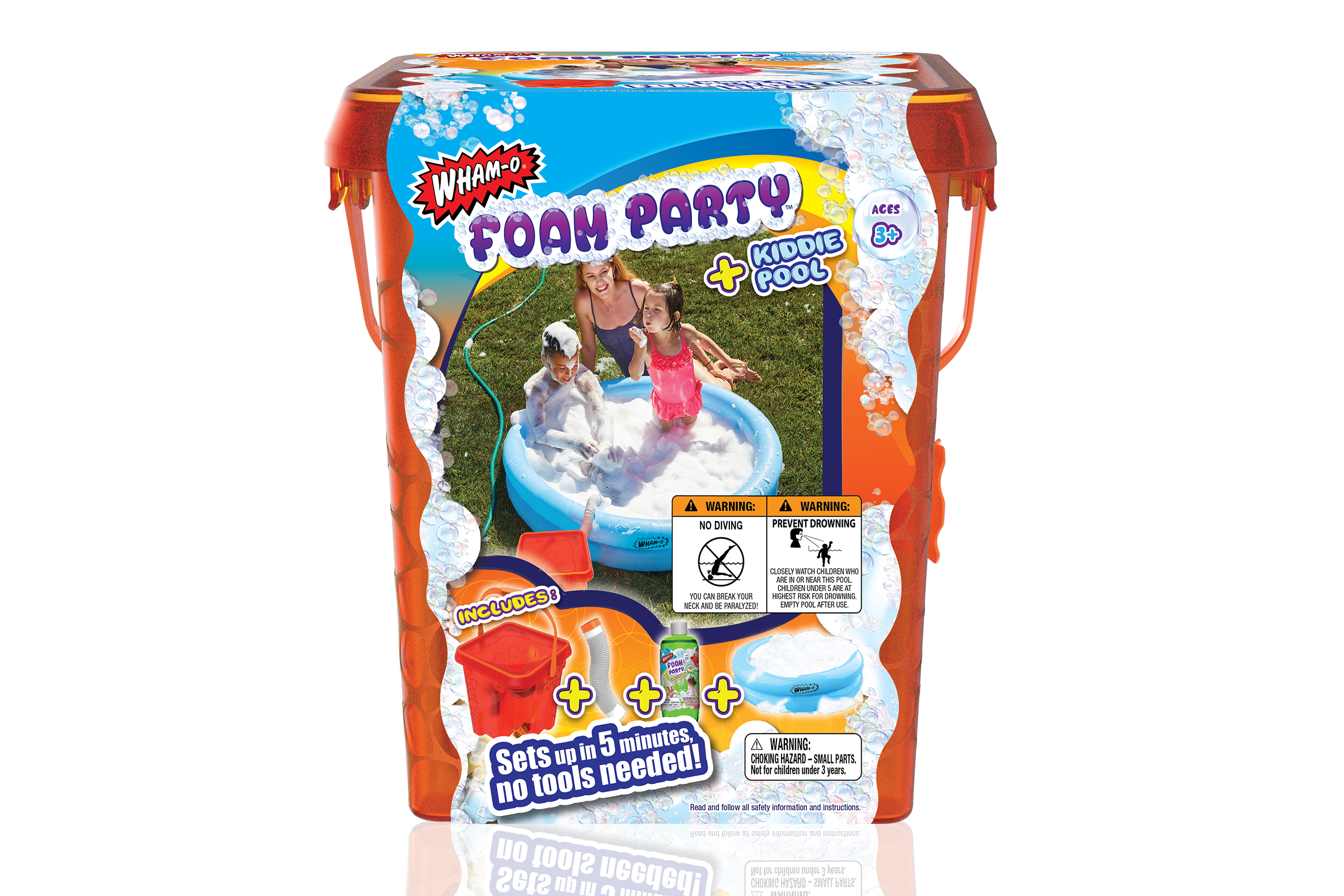 Wham-O Foam Party™ Bucket With Kiddie Pool on sale now and part of the {{collection.title}} of products.