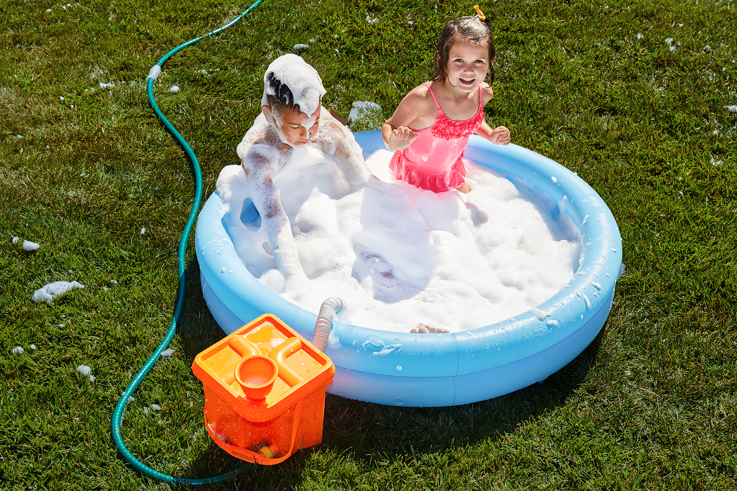 Wham-O Foam Party™ Bucket With Kiddie Pool on sale now and part of the {{collection.title}} of products.