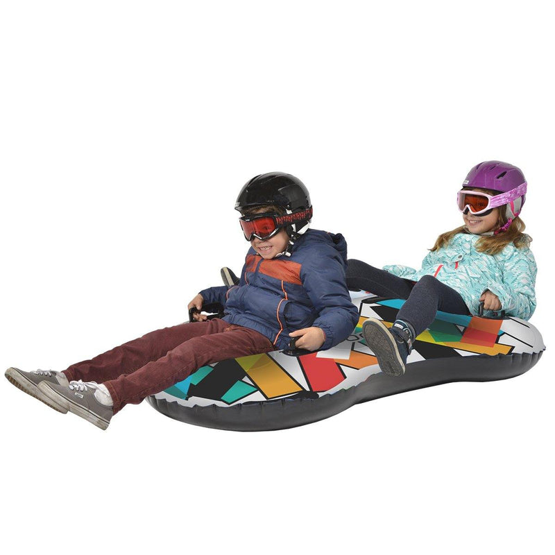 Children are sliding with Wham-O Snowboogie® Air Tube 65"
