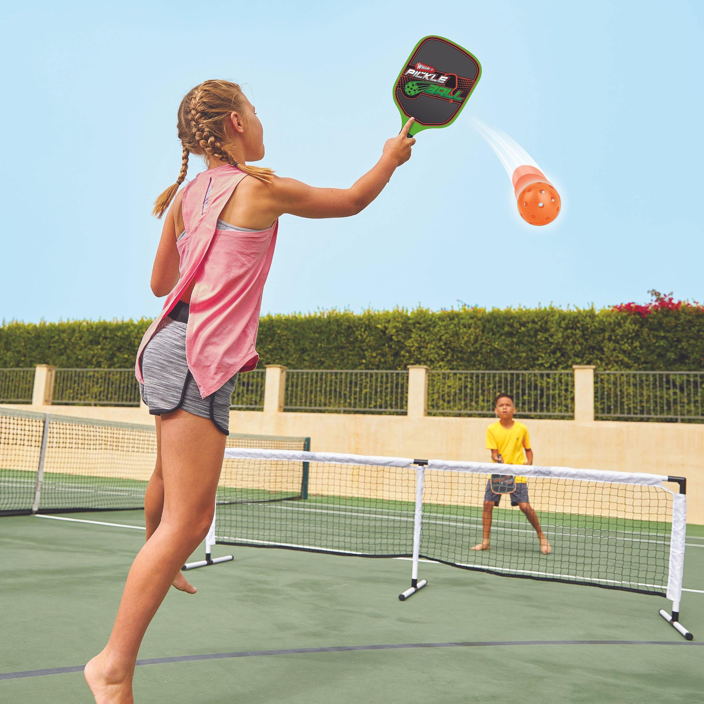 NEW WHAM-O! Game Time! Pickleball Court With Net, Paddles And Balls Fastest outlet Spt